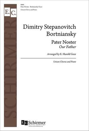 Dmitry Stepanovych Bortniansky: Pater Noster