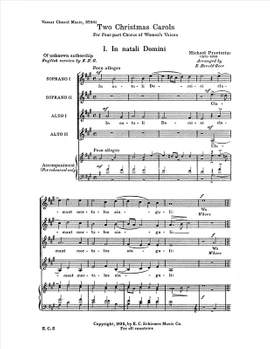 Michael Praetorius: Two Christmas Carols