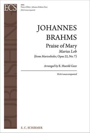 Johannes Brahms: Marienlieder: No. 7 Praise of Mary