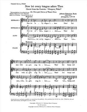 Johann Sebastian Bach: Now Let Every Tongue Adore Thee, BWV 140