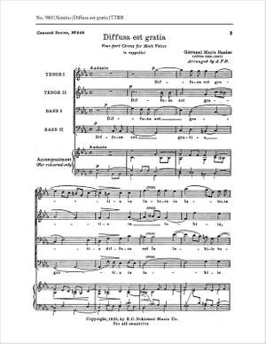 Giovanni Maria Nanino: Diffusa est gratia