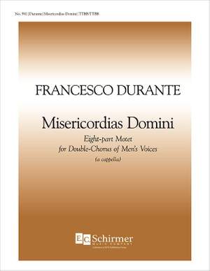 Francesco Durante: Misericordias Domino