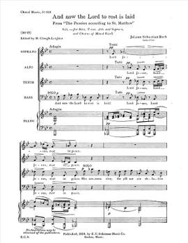 Johann Sebastian Bach: St. Matthew Passion