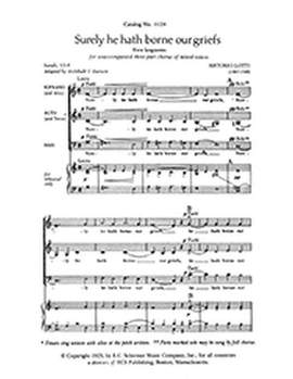Antonio Lotti: Surely He Hath Borne Our Griefs