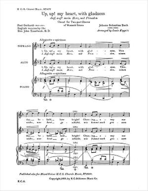 Johann Sebastian Bach: Up, Up! My Heart, with Gladness