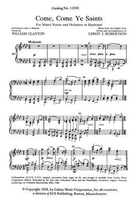 Leroy J. Robertson: Come, Come Ye Saints