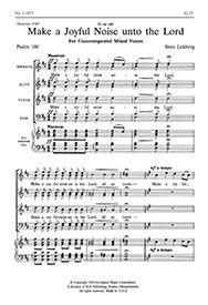 Sven Lekberg: Make a Joyful Noise Unto the Lord