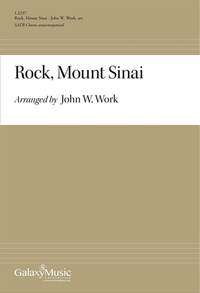 John Wesley Work: Rock, Mount Sinai