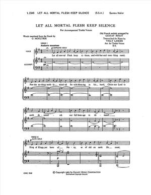 Gustav Holst: Let All Mortal Flesh Keep Silence