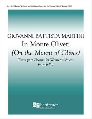 Giovanni Battista Martini: On the Mount of Olives