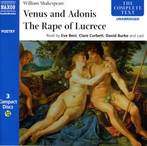 William Shakespeare: Venus & Adonis, The Rape of Lucrece