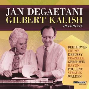 Jan DeGaetani and Gilbert Kalish in Concert