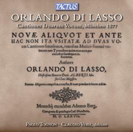 Lassus: Cantiones Duarum Vocum