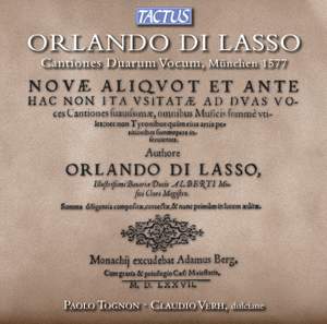Lassus: Cantiones Duarum Vocum