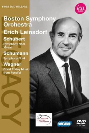 Boston Symphony Orchestra & Erich Leinsdorf play Schubert & Schumann