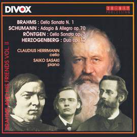Brahms and his Friends, Volume 2