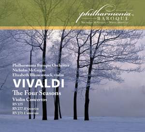 Vivaldi The Four Seasons Philharmonia Baroque Pbp03 Cd Or Download Presto Classical