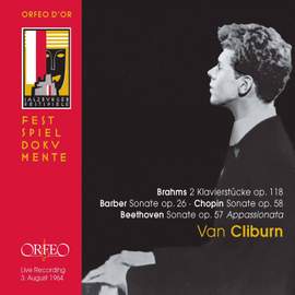 Van Cliburn: Brahms, Barber, Beethoven & Chopin