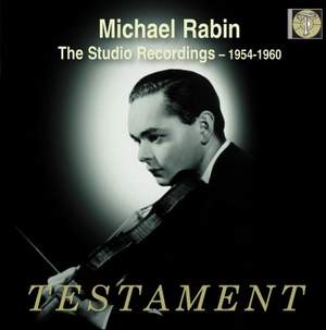 Michael Rabin: The Studio Recordings 1954-60
