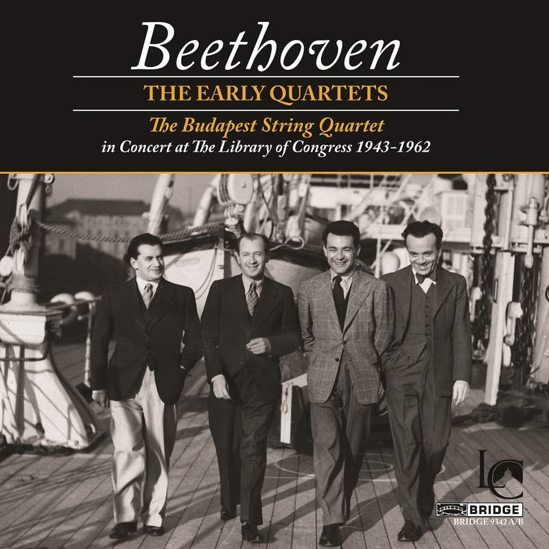 The Budapest String Quartet plays Beethoven - Sony: 88697776782