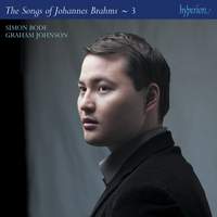 Brahms: The Complete Songs Volume 3 (Simon Bode)