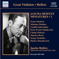 Jascha Heifetz Miniatures Volume 2