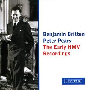 Benjamin Britten and Peter Pears: The Early HMV Recordings Product Image