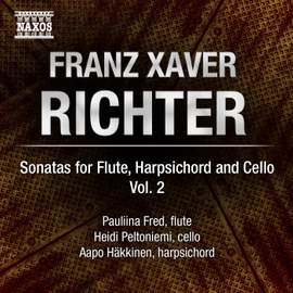 F X Richter: Sonatas for Flute, Harpsichord and Cello Volume 2
