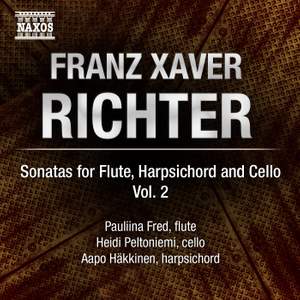 F X Richter: Sonatas for Flute, Harpsichord and Cello Volume 2