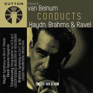 Eduard van Beinum conducts Haydn, Brahms & Ravel