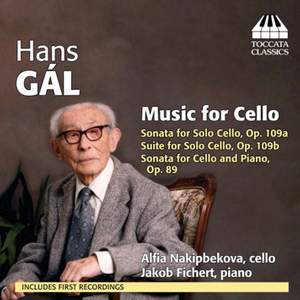 Hans Gál: Music for Cello and Piano