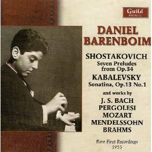 Daniel Barenboim - Rare First Recordings (1955)