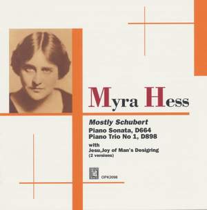 Myra Hess: Mostly Schubert