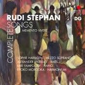 Rudi Stephan: Momento Vivere (Complete Songs)