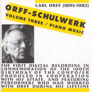 Orff-Schulwerk, Vol. 3: Piano Music