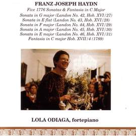 HAYDN, J.: Keyboard Sonatas Nos. 42-46 / Fantasia (Capriccio) in C major (Odiaga, fortepiano)