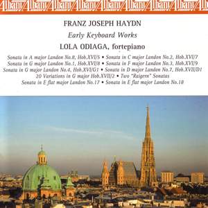 HAYDN, J.: Keyboard Sonatas Nos. 1-4, 7, 17, and 18 / 20 Variations in G major (Odiaga, fortepiano)