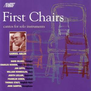 ADLER, S.: Cantos I, II, IV and XI-XV (First Chairs)