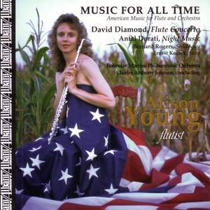 American Music for Flute and Orchestra - DIAMOND, D. / DORATI, A. / KRENEK, E. / ROGERS, B. (Young)