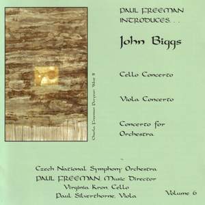 BIGGS: Cello Concerto / Concerto for Viola, Woodwinds, and Percussion / Concerto for Orchestra