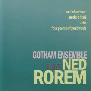 ROREM: End of Summer / An Oboe Book / Ariel / 4 Poems without Words