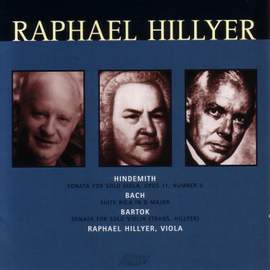 HINDEMITH: Viola Sonata / BACH, J.S.: Cello Suite No. 6 (arr. for viola) / BARTOK: Violin Sonata (arr. for viola)
