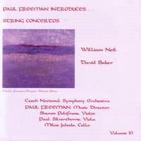 PAUL FREEMAN, Vol. 10 - BAKER, D.: Concert Piece for Viola and Orchestra / Cello Concerto / WILLIAM: Rhapsody for Violin and Orchestra