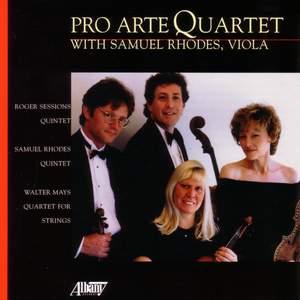 SESSIONS: String Quintet / RHODES: String Quintet / MAYS: String Quartet in G minor