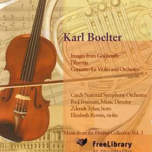 MUSIC FROM THE FLEISHER COLLECTION, Vol. 3 - Boelter