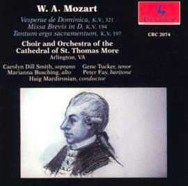 Mozart: Vesperae Solennes de Dominica & Missa Brevis in D Major