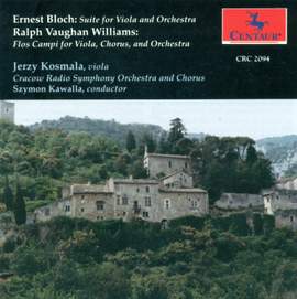 Bloch & Vaughan Williams: Works for Viola and Orchestra