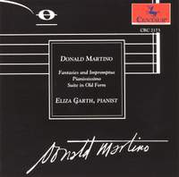Donald Martino: Solo Piano Music