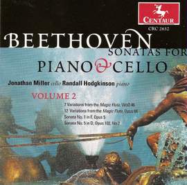Beethoven: Cello Music, Vol. 2
