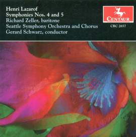Henri Lazarof: Symphonies Nos. 4 & 5